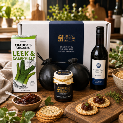 Shorrocks Lancashire Cheese Bomb Hamper with Wine Chutney and Crackers