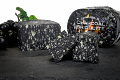 Charcoal cheddar cheese