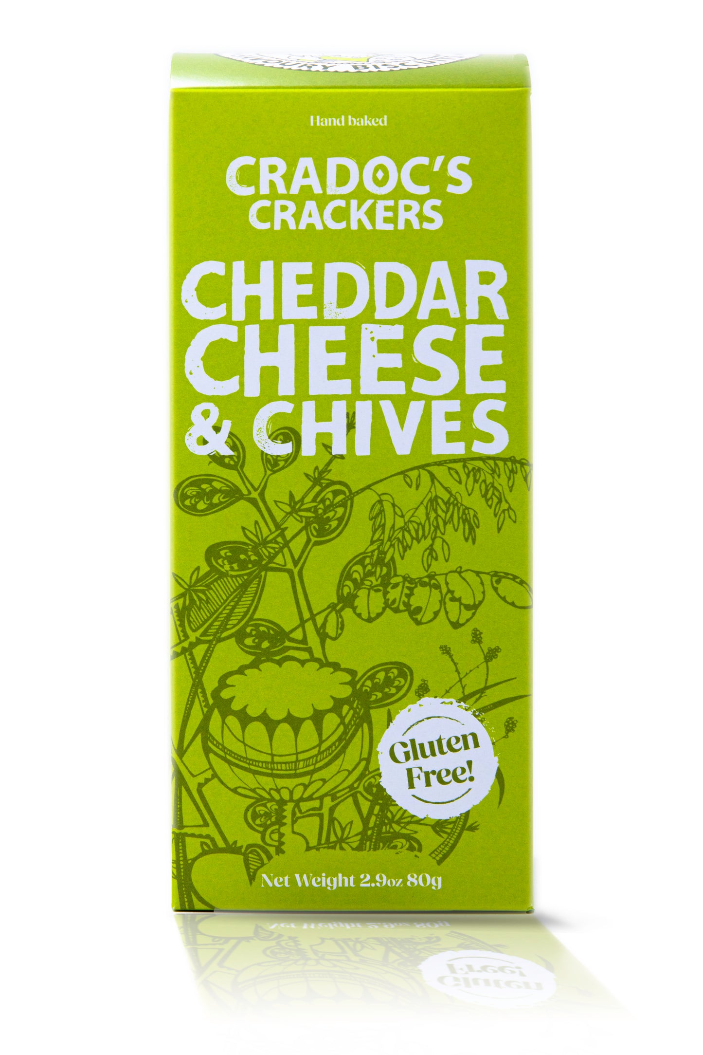 Cradoc’s Gluten-Free Cheddar Cheese and Chive Crackers