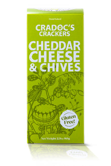 Cradoc’s Gluten-Free Cheddar Cheese and Chive Crackers