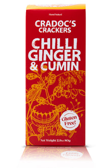 Cradoc’s Gluten-Free Chilli Ginger and Cumin Crackers