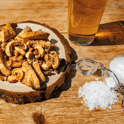 Mancave Hamper with Extra Mature Cheddar, Shropshire Scratchings and Enville Real Ale