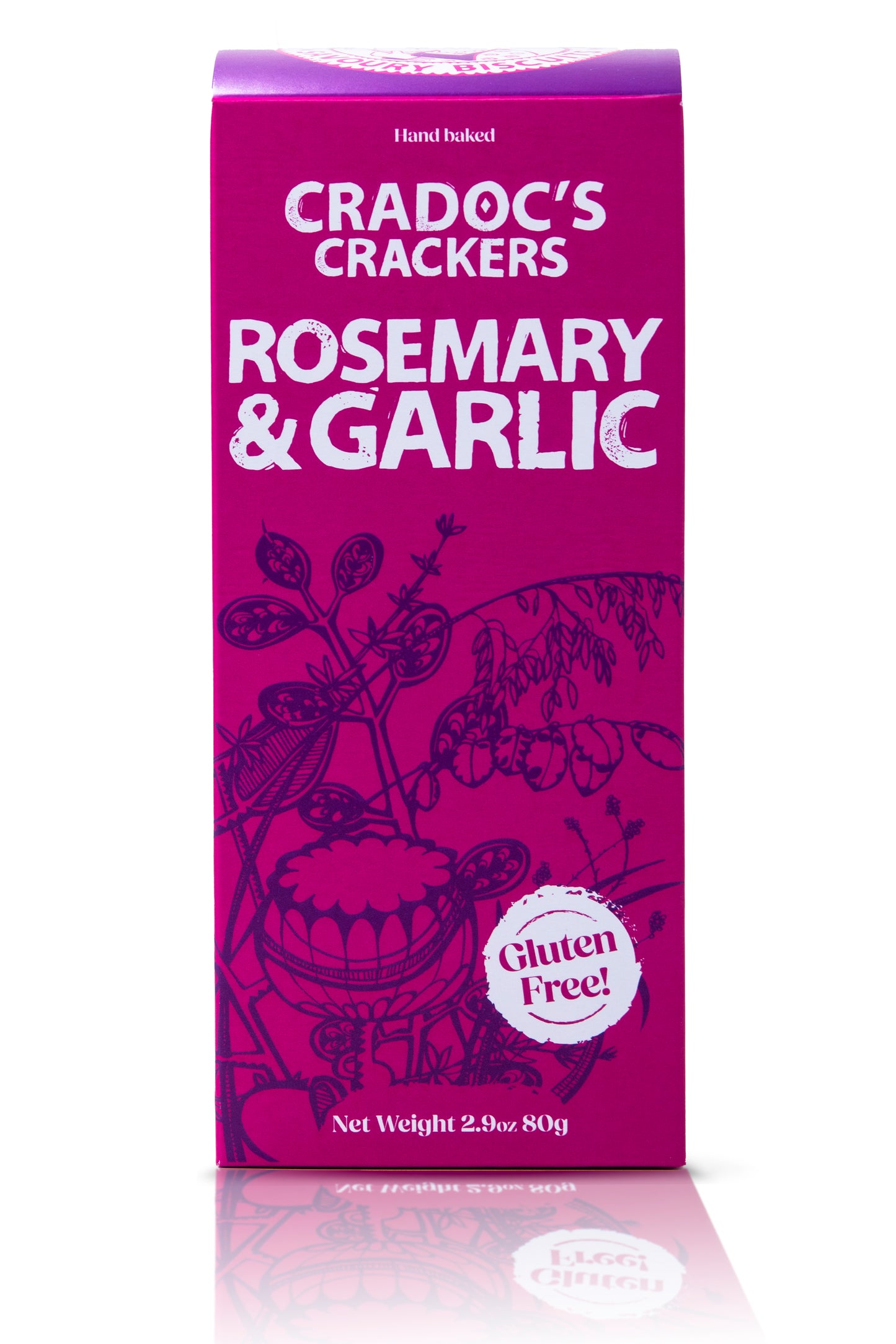 Cradoc’s Gluten-Free Rosemary and Garlic Crackers