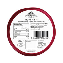 Snowdonia Cheese Ruby Mist with Graham's LBV Port