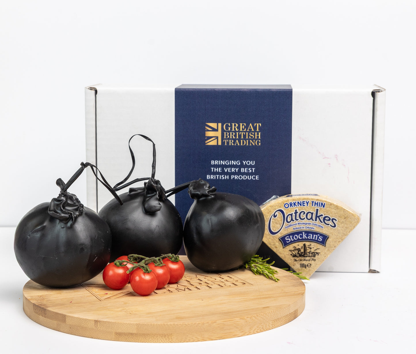 Shorrocks Traditional Lancashire Cheese Trio of Bombs with Orkney Oatcakes