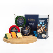 Snowdonia Cheese Truckles & Cradocs Sea Salted Crackers Gift Hamper