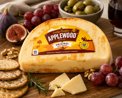 Applewood Cheddar Cheese with Smoke Flavouring -1.5kg