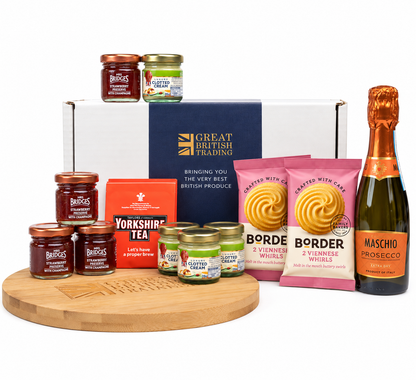 Luxury Afternoon Tea Gift Hamper with Prosecco