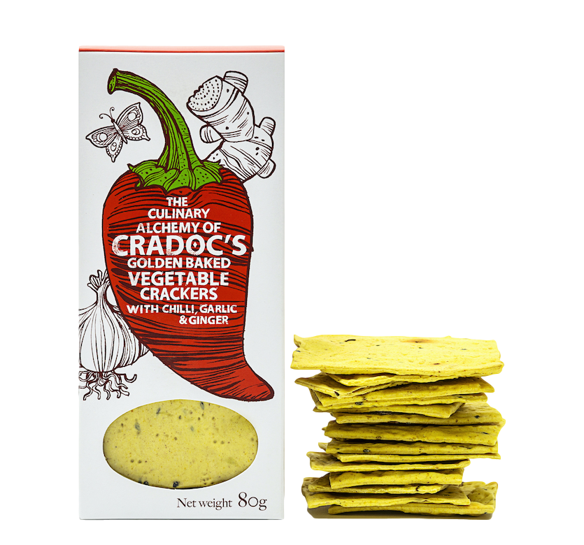 Cradoc’s Chilli Ginger and Garlic Crackers