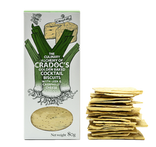Cradoc’s Leek and Caerphilly Cheese Crackers