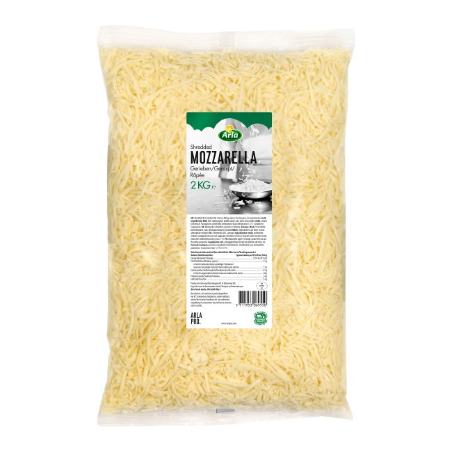 Shredded Mozzarella Grated for Pizzas