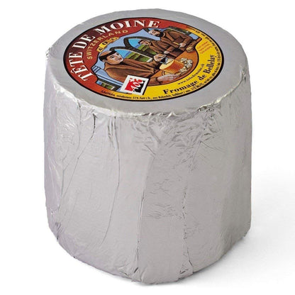 an image of Tete De Moine Fromage de Bellelay on a white background
