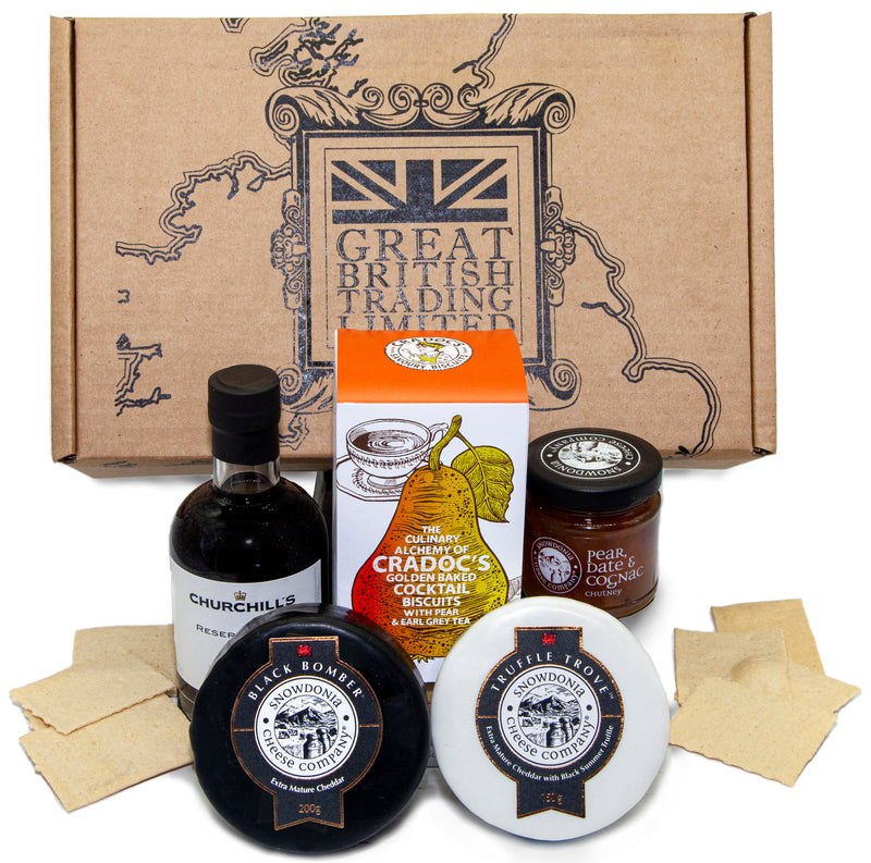 Luxury Cheese and Port Hamper